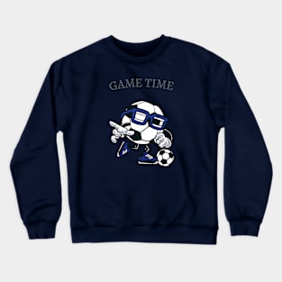 soccer game time Crewneck Sweatshirt